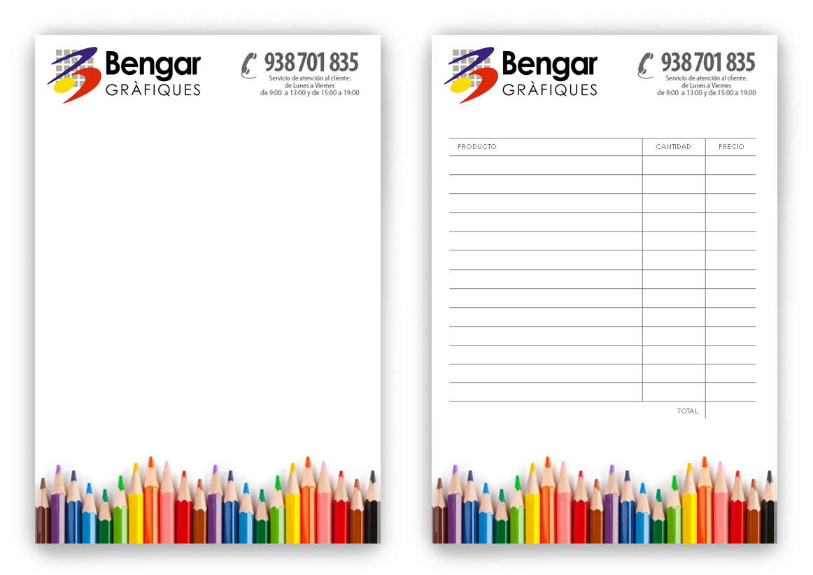 Bloc de notas personalizado | Bienvenidos al blog de Bengar