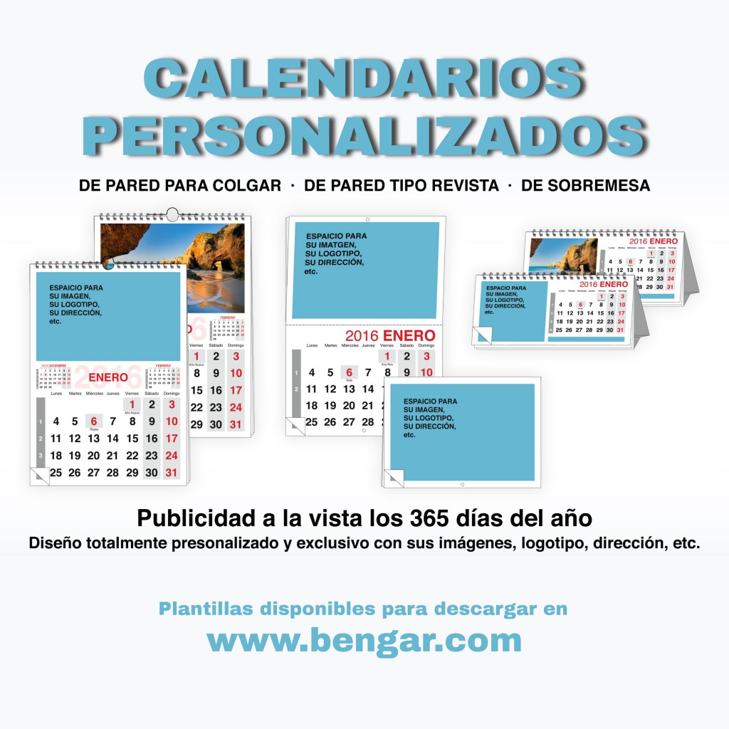 calendario personalizado bengar